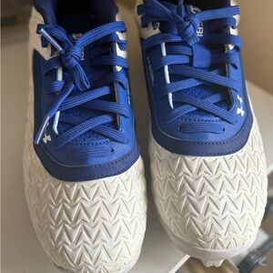 Under Armour Kids Sneakers in Blue and White